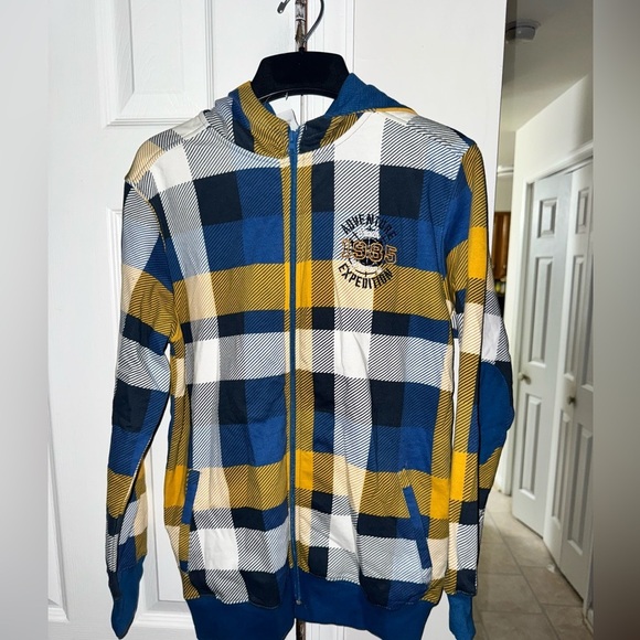 Yigga (German Brand 🇪🇺) Other - Yigga 1985 Expedition Plaid Zip-Up Hoodie - Size 158/164 (US Youth 12-14) Youth